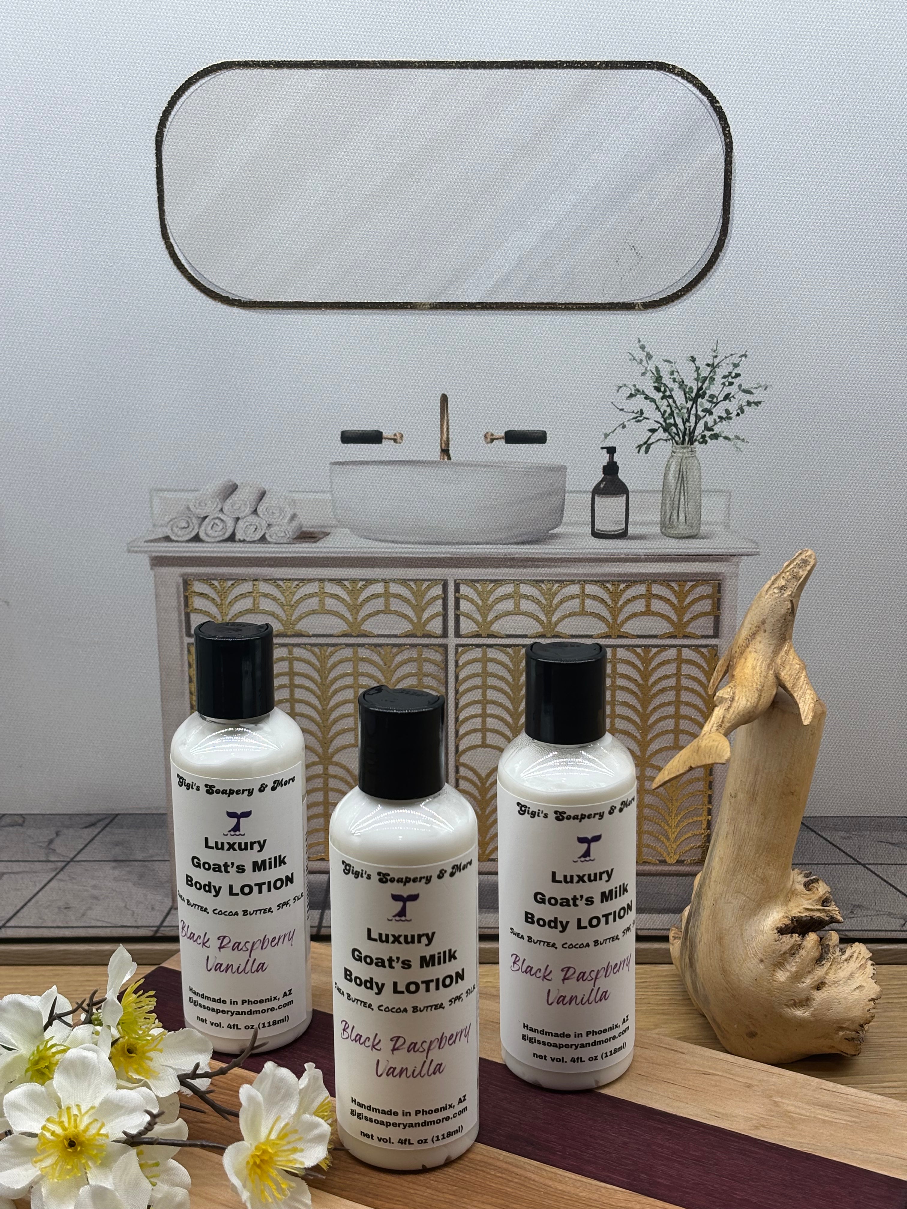 Black Raspberry Vanilla (Goat’s Milk, SPF) Lotion w/Shea & Cocoa Butters