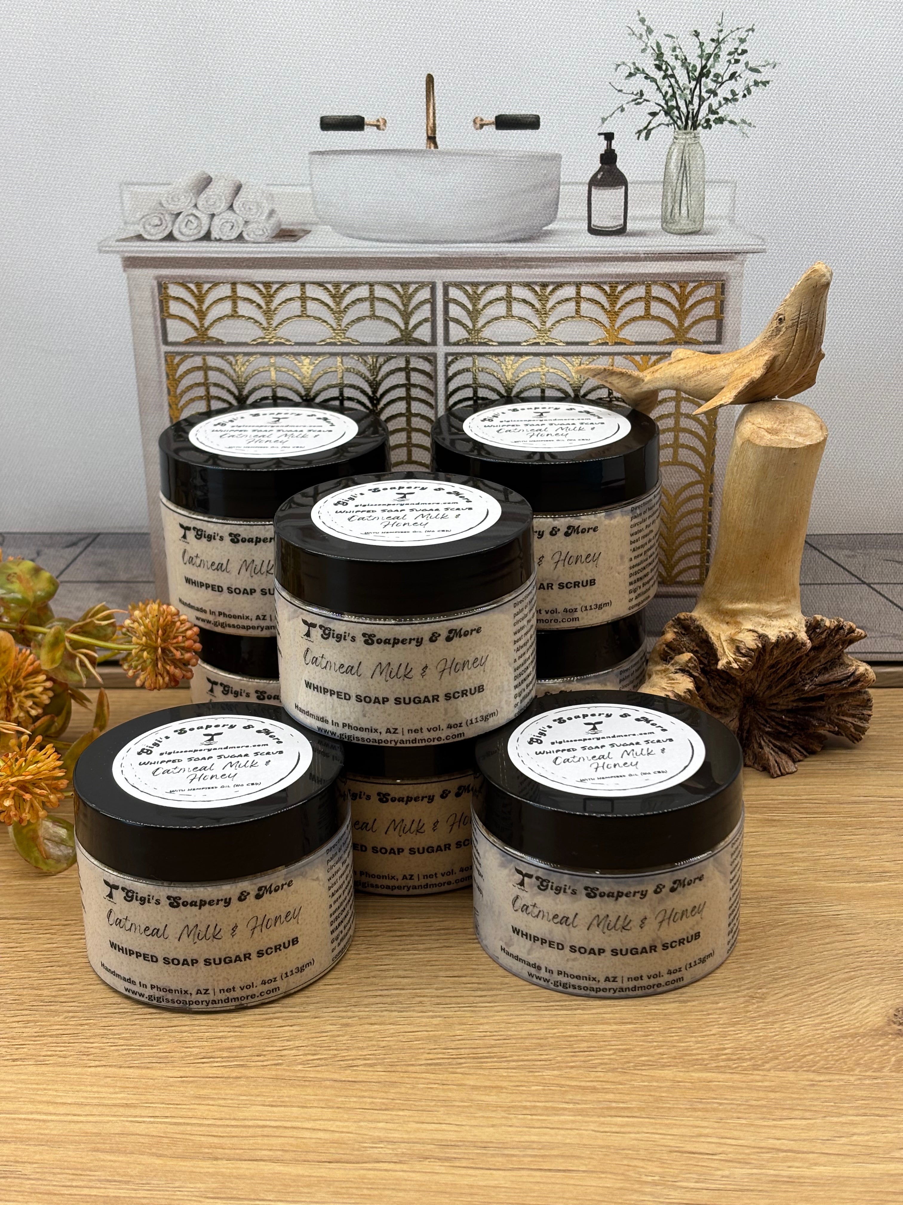 Whipped Soap Sugar Scrub
